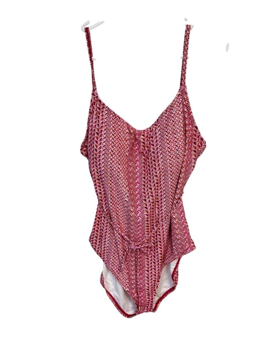 LOFT Beach Belted One Piece Swimsuit XL NWOT New